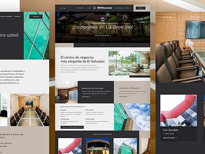 Stofficenter - Website Redesign corporate landing page office space ui ux web website