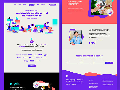 The Lab Studio - Landing Page