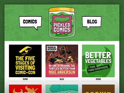 Pickled Comics bubbles comics jar pickled comics pickles