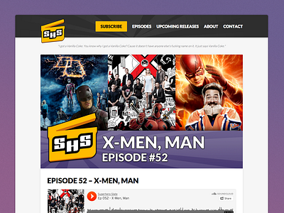 Superhero Slate audio news podcast superhero website