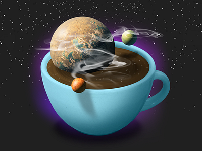 Pale Blue Latte audio branding coffee jupiter kcrw planets podcast radio science space