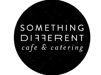 Something Different brand brandon cafe catering identity logo mrseaves type wordmark