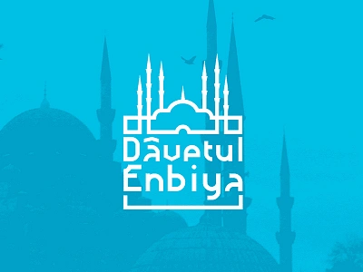 Logo design islam line logo mosque turkey turkish