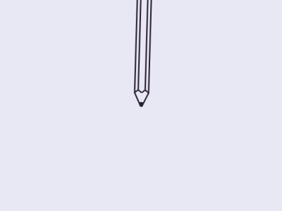 Pencil Spark [Animated] 2d clean gif line pencil simple