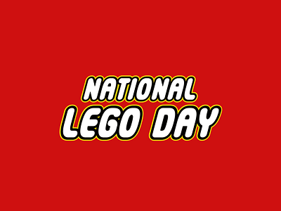 National LEGO Day animation bricks color design graphics icon illustration isometric lego logo motion graphics nationallegoday