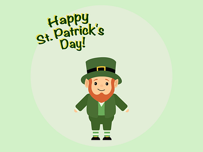 St. Patricks Day animation character graphics icon illustration leprechaun motion graphics paddysday rainbow shamrock st patricks vector