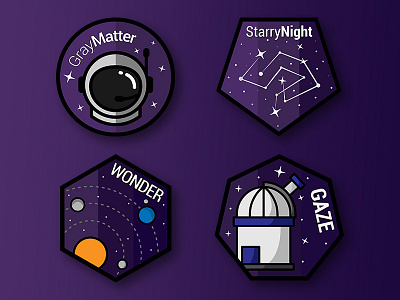 Space Journey icon design journey space