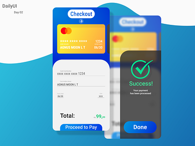 Credit Card Checkout #DailyUI dailyui figma ui ux