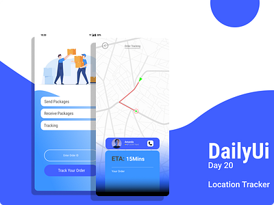 Location Tracker #DailyUI dailyui figma graphic design ui ux