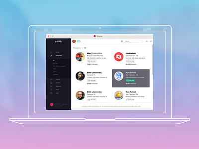 Dribbble Mac App Concept app apple concept debuts design desktop dribbble mac macbook ui ux