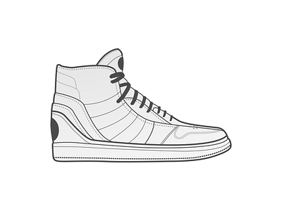 Shoes illustration basket brand illustration nike shoes