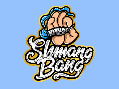 Smang Bag art brand cigg ciggarette design letter lettering lettering logo merch script shirt smoking typography vector