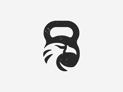 Eagle Gym brand identity branding design font mark leaf logo negative space