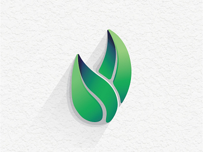 Leaf brand identity branding design font mark leaf logo