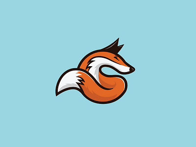 Letter S Fox app fox icon iosapp lettering logo train