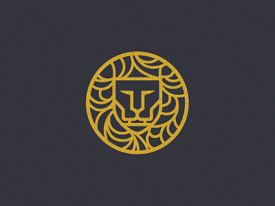 Lion Monogram animal badge design lion logo logogram monogram type