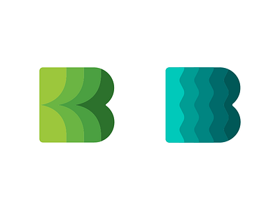 B adobe b brand clean color colorfull illustrator logo type typo typography wave