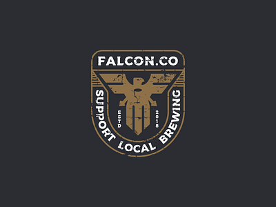 Falcon.Co bird brewing design falcon logo retro vintage