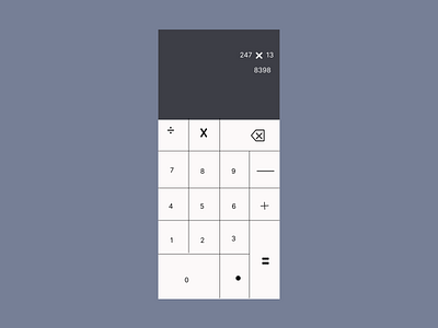 Day4 of#DailyUIChallenge calculator mobile application uius design