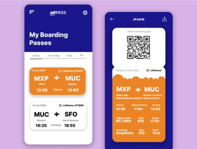 Boarding Pass # Daily UI Challenge design illustration logo typography vector web application