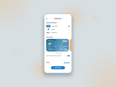 Credit Card Checkout Design app checkout credit card checkout dailyui design ui ux
