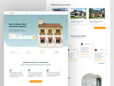 Real Estate Agency Website agency design house housing real estate residence sale ui ux web website