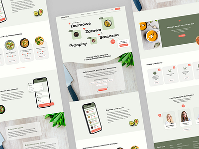 Diet App Landing Page - Commercial Project app branding commercial design diet diet app figma food landing page landingpage project recipe recipe app ui ux web