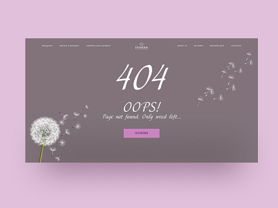 error 404 concept design homepage ui ux uxui дизайн веб дизайн