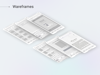 Mobile app | Wareframes branding mobile app pr ui веб дизайн