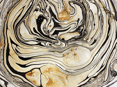 Gold marbling. black colors gold hand drawn ink marble marbling paint texture