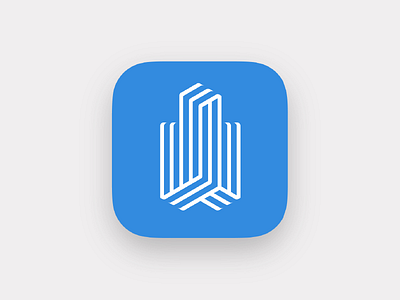 Canary Wharf leasing app icon app icon ios