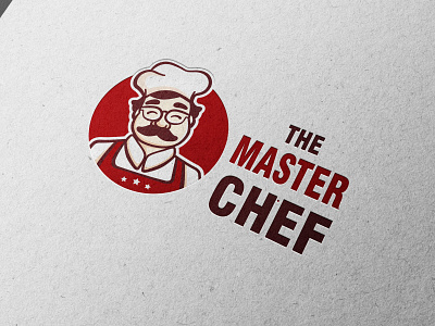 Fast food logo with old grandpa mascot logo