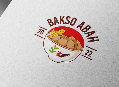 Hand drawn Bakso logo or Indonesian meatball logo bakso bowl delicious drawn food logo handrawn indonesia indonesian meatball meatballs yummy