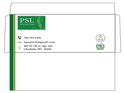 Cover of letterhead