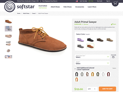 Softstar Shoes PDP