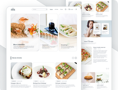 Food blog with book store ui design blog ui design blog website blog website design blog website ui design book store desing book store ui design book website design book website ui design chinese website design chinese website ui design design food website ui design graphic design ui ui book website design ui design uiux ux web design website design