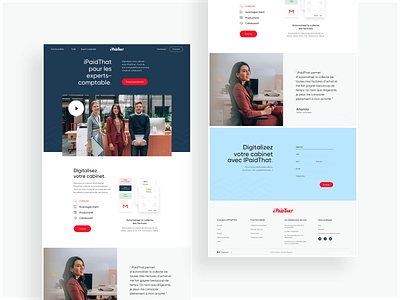 iPaidThat Landing Page art direction branding concept desktop illustration interface landing product startup ui uidesign ux webdesign website