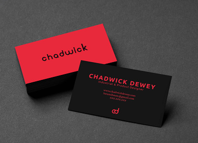 Chadwick Dewey Business Cards branding design graphic design illustration logo typography vector