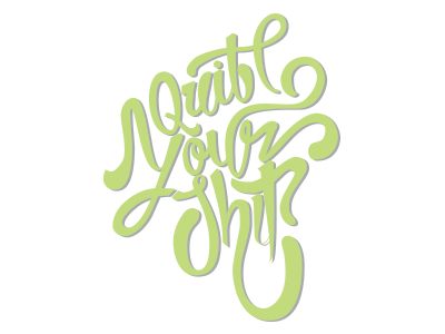Anti Motivational Slogan handletter illustration type typography
