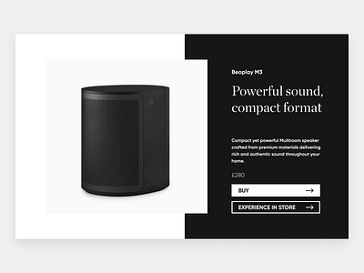 Product Page (Bang & Olufsen)