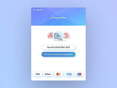 Credit Card Payment Option UI Design