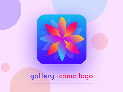 Gallery Iconic Colorfull Logo color colorfull colorfull icon design flower logo gallery gallery logo icon illustration log logo 3d ui