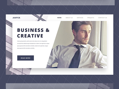 Corporate Business Website Landing Page business clean creative corporate corporate branding corporate brochure homepage homepage design landing page landing page concept landing page design web design company webdesign website banner website concept