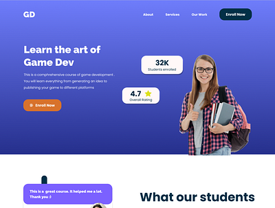 Game Development tutorial Website 3d animation branding graphic design logo ui