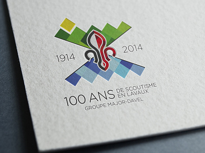 Logo 100eme anniversary scout