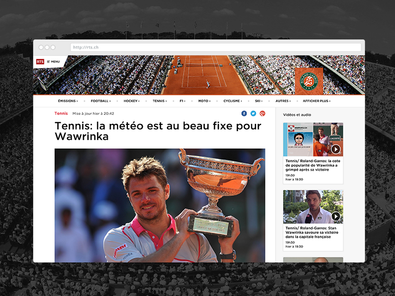 Rts sport wawrinka