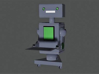 Server Robot 3d animation assembling branding cad design eyes graphic design illustration logo modelling motion graphics robot typography ui ux vector