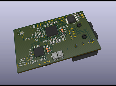 Pcb Design on KIcad 3d branding design graphic design illustration logo pcb pcb design typography ui ux vector