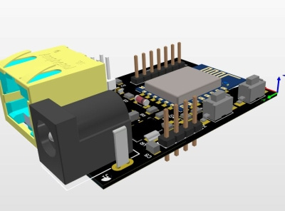 PCB board design with 3d