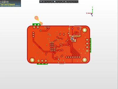 Show top Layer Logger PCB 3d branding cad design graphic design illustration logger logo pcb typography ui ux vector